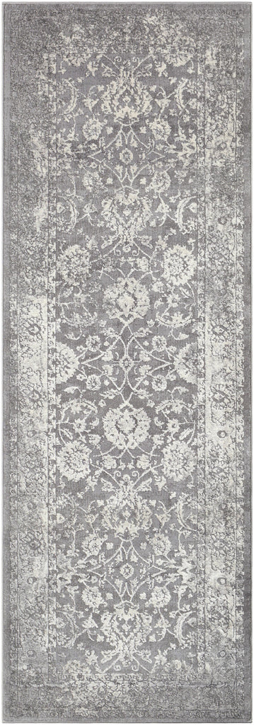 Surya Tibetan TBT-2309 Charcoal Ivory 7'10" Square Rug