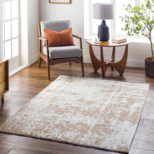 Surya Toscana TCN-2304 Charcoal Cream 2'6" x 7'3" Rug