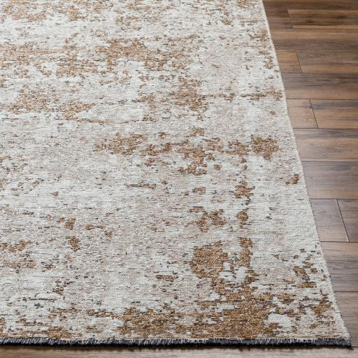 Surya Toscana TCN-2304 Charcoal Cream 2'6" x 7'3" Rug