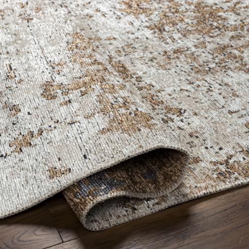 Surya Toscana TCN-2306 Charcoal Cream 2'6" x 7'3" Rug