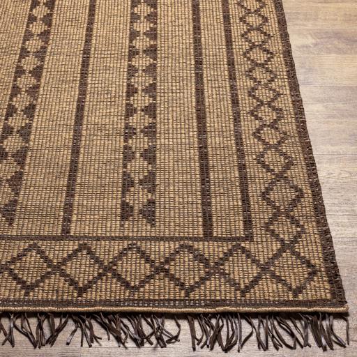 Surya Touareg TOG-2300 Charcoal Dark Brown 10' x 14' Rug