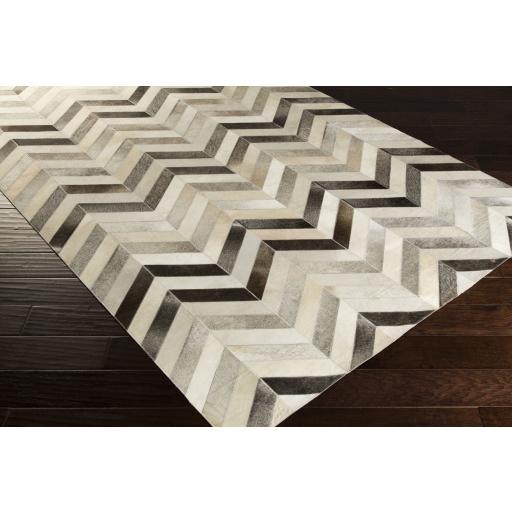 Surya Trail TRL-1129 Charcoal Dark Brown 10' x 14' Rug