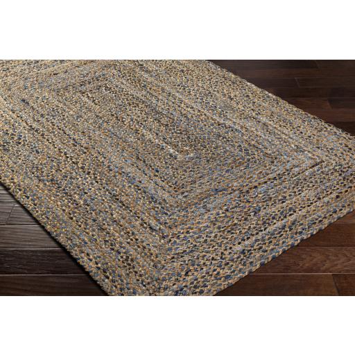 Surya Trenzado TZD-2300 Light Blue Navy 2'6" x 8' Rug