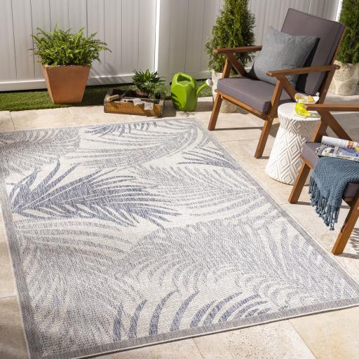 Surya Tuareg TRG-2383 Cream Dark Blue 5'3" x 7' Rug