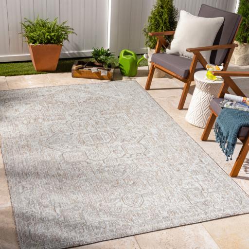 Surya Tuareg TRG-2389 Cream Tan 6'7" x 9' Rug