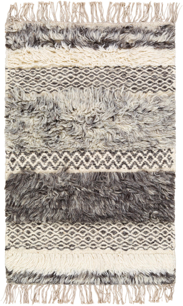 Surya Tulum TMU-2302 Beige Dark Brown 2' x 3' Rug