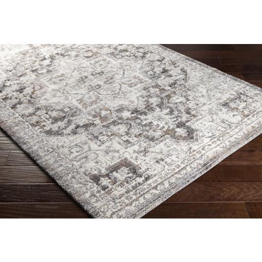 Surya Tuscany TUS-2318 Brown Charcoal 7'10" Square Rug