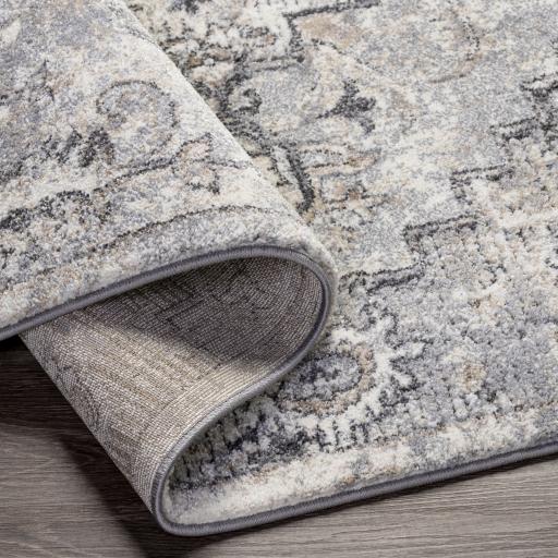 Surya Tuscany TUS-2321 Cream Gray 7'10" Square Rug