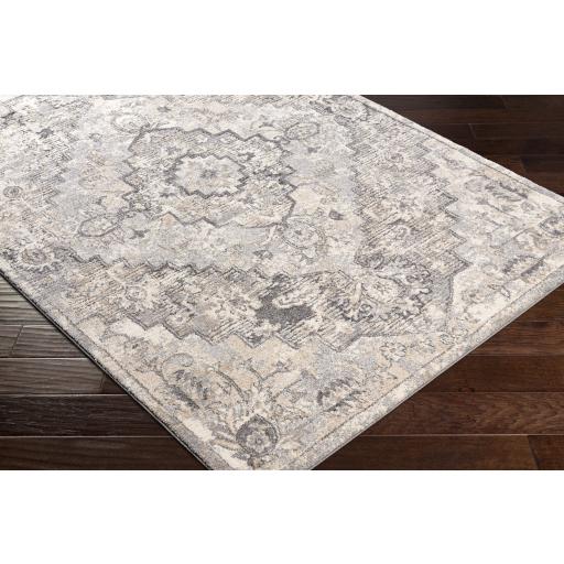 Surya Tuscany TUS-2321 Cream Gray 7'10" Square Rug