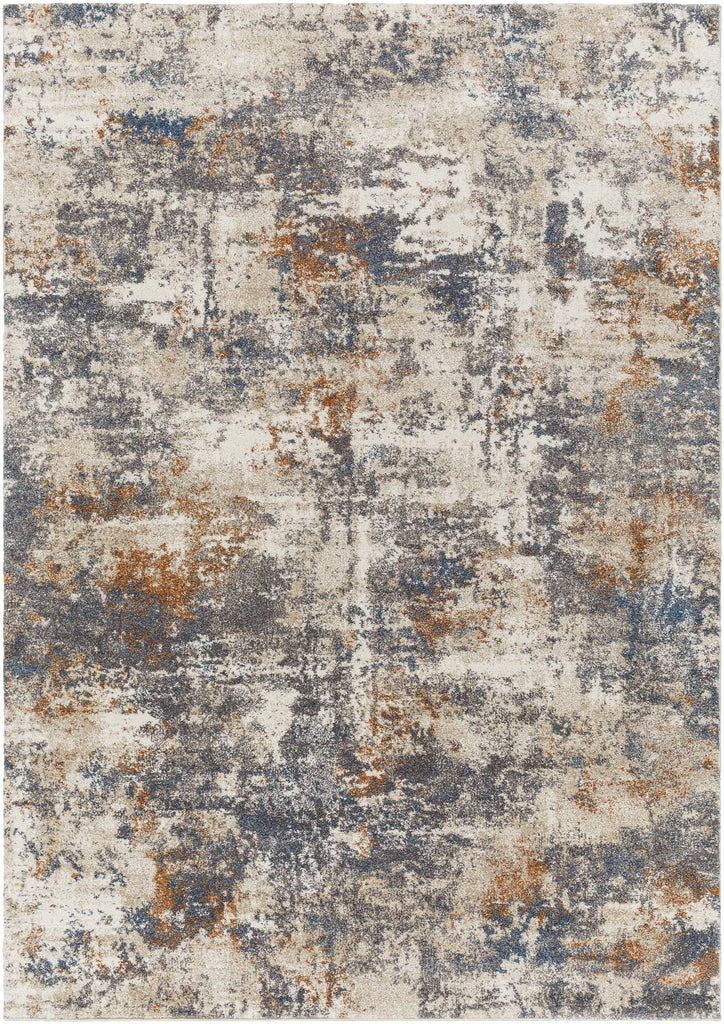 Surya Tuscany TUS-2325 Blue Brown 7'10" Square Rug