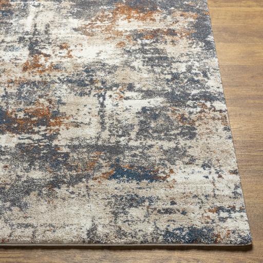 Surya Tuscany TUS-2325 Blue Brown 7'10" Square Rug