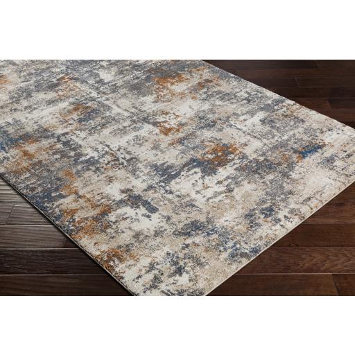 Surya Tuscany TUS-2325 Blue Brown 7'10" Square Rug