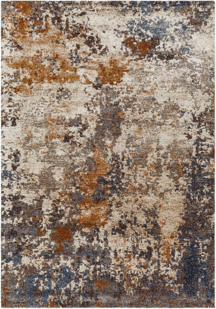 Surya Tuscany TUS-2328 Blue Brown 7'10" Square Rug