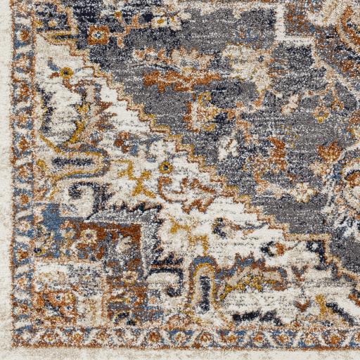 Surya Tuscany TUS-2334 Blue Brown 7'10" Square Rug