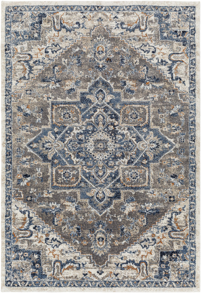 Surya Tuscany TUS-2335 Blue Cream 7'10" Square Rug