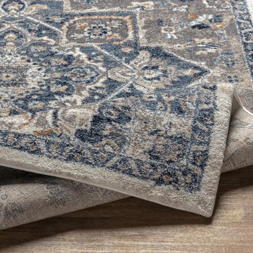 Surya Tuscany TUS-2335 Blue Cream 7'10" Square Rug