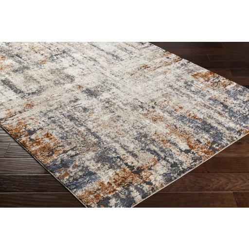 Surya Tuscany TUS-2338 Black Blue 7'10" Square Rug