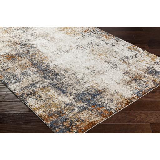 Surya Tuscany TUS-2339 Black Blue 7'10" Square Rug