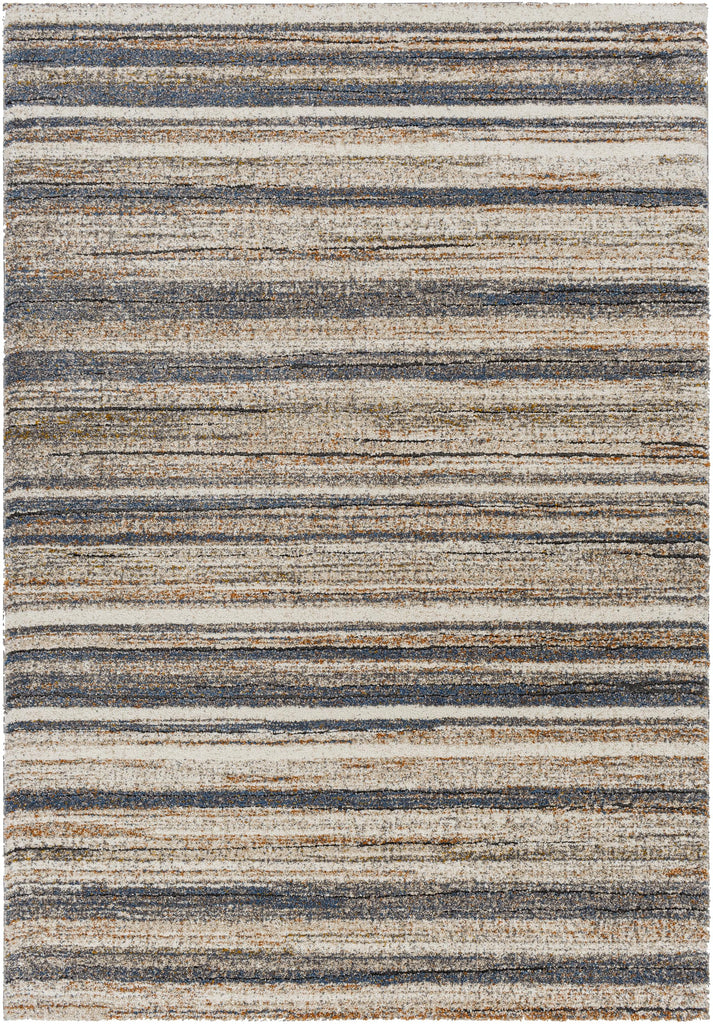 Surya Tuscany TUS-2340 Black Blue 7'10" Square Rug