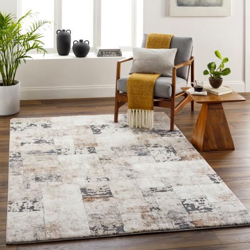 Surya Tuscany TUS-2342 Black Camel 7'10" x 10'2" Rug