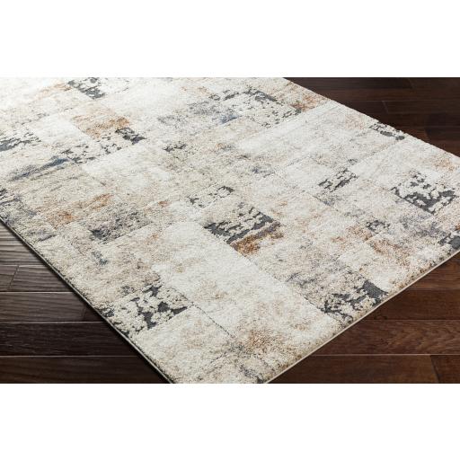 Surya Tuscany TUS-2342 Black Camel 7'10" Square Rug