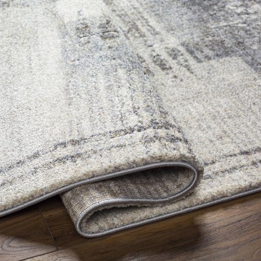 Surya Tuscany TUS-2348 Beige Charcoal 7'10" Square Rug