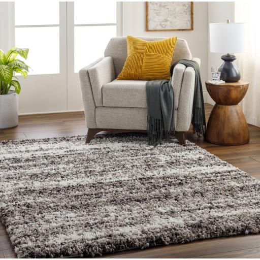 Surya Ultra Shag UTG-2302 Gray White 7'10" x 10' Rug