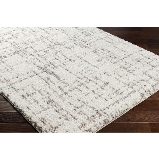 Surya Ultra Shag UTG-2304 Gray White 5'3" x 7' Rug