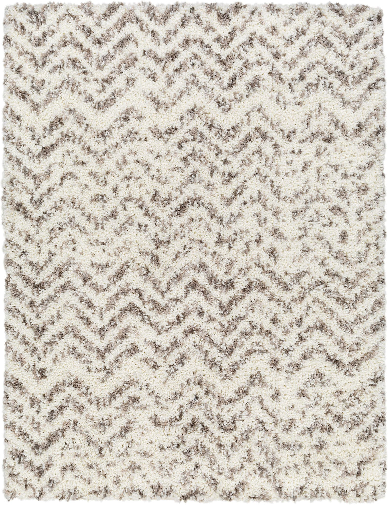 Surya Ultra Shag UTG-2306 Gray White 5'3" x 7' Rug