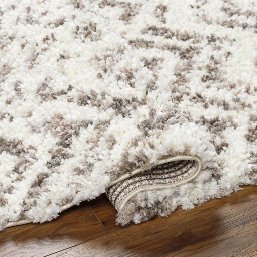 Surya Ultra Shag UTG-2306 Gray White 5'3" x 7' Rug