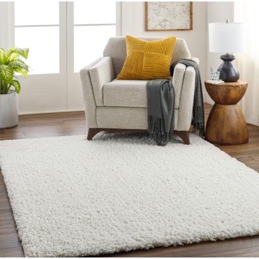 Surya Ultra Shag UTG-2309 White 5'3" x 7' Rug