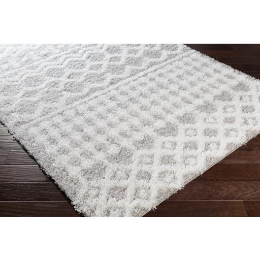 Surya Urban Shag USG-2310 Light Gray White 2' x 2'11" Rug