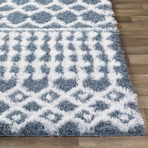 Surya Urban Shag USG-2311 Denim White 2' x 2'11" Rug