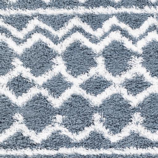 Surya Urban Shag USG-2311 Denim White 2' x 2'11" Rug