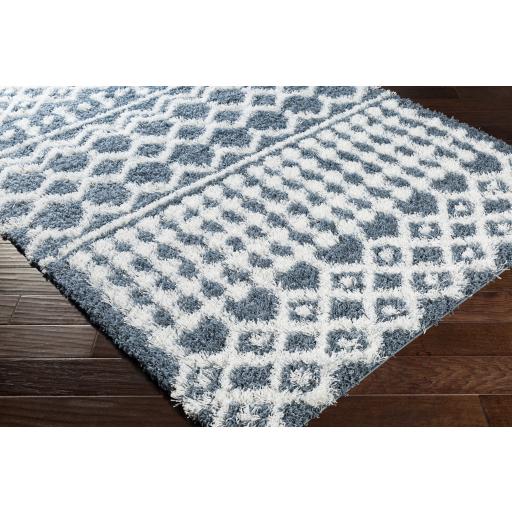 Surya Urban Shag USG-2311 Denim White 2' x 2'11" Rug