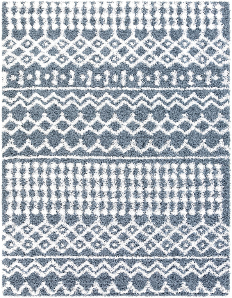 Surya Urban Shag USG-2311 Denim White 2' x 2'11" Rug