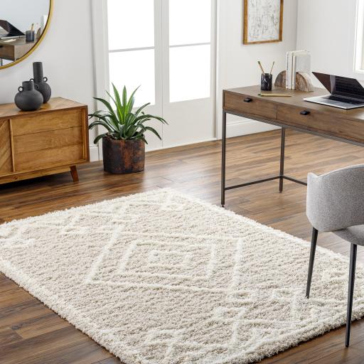 Surya Urban Shag USG-2312 Ivory Light Beige 7'10" x 10'2" Rug