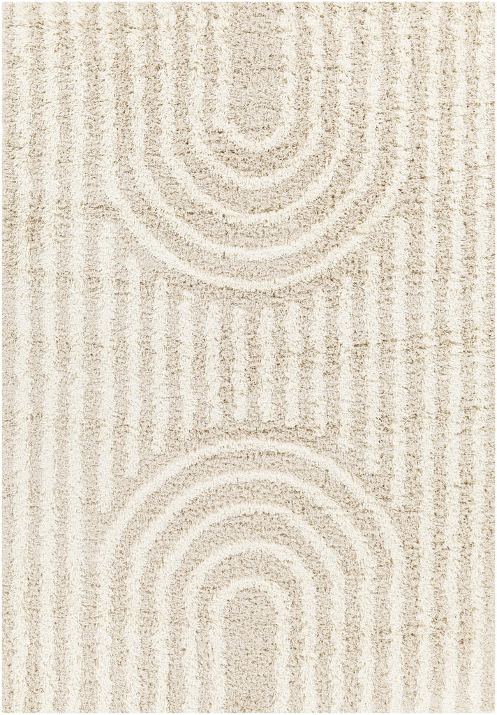 Surya Urban Shag USG-2315 Ivory Light Beige 5'3" x 7'3" Rug