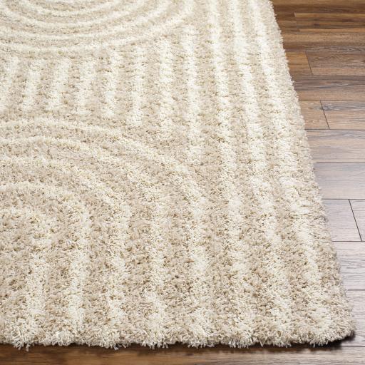 Surya Urban Shag USG-2315 Ivory Light Beige 5'3" x 7'3" Rug