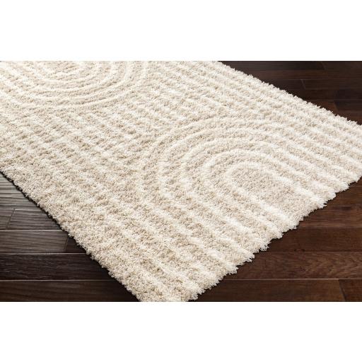 Surya Urban Shag USG-2315 Ivory Light Beige 5'3" x 7'3" Rug