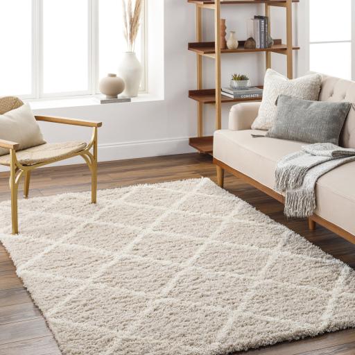 Surya Urban Shag USG-2319 Ivory Light Beige 7'10" x 10'2" Rug