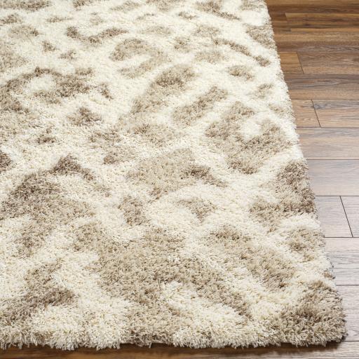 Surya Urban Shag USG-2323 Ivory Light Beige 5'3" x 7'3" Rug