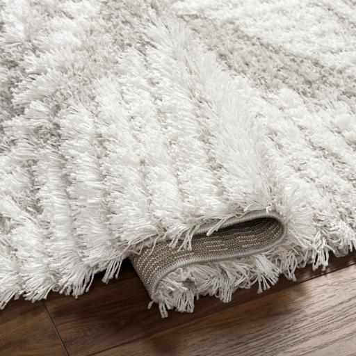 Surya Urban Shag USG-2325 Light Gray White 5'3" x 7'3" Rug