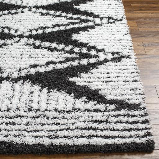 Surya Urban Shag USG-2329 Black White 7'10" x 10'2" Rug