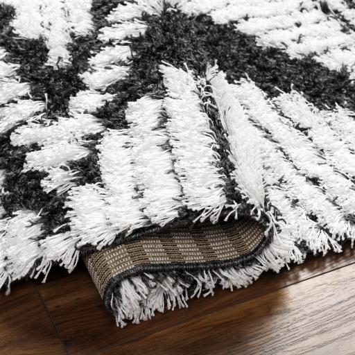 Surya Urban Shag USG-2329 Black White 7'10" x 10'2" Rug