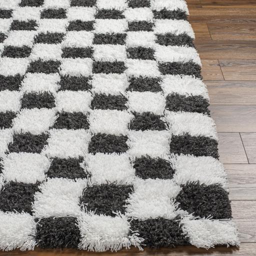 Surya Urban Shag USG-2330 Black White 6'7" x 9'6" Rug