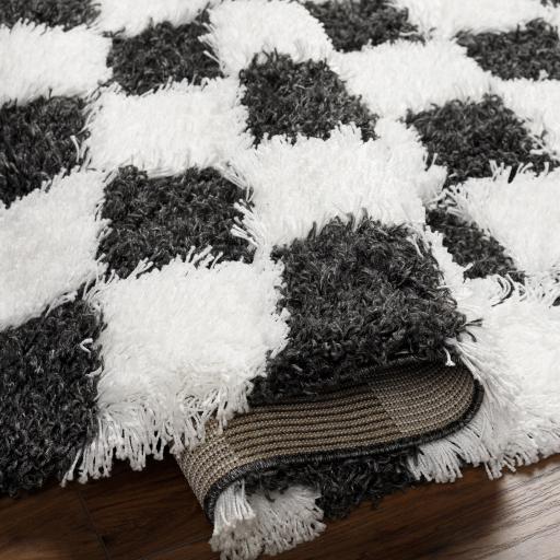 Surya Urban Shag USG-2330 Black White 6'7" x 9'6" Rug