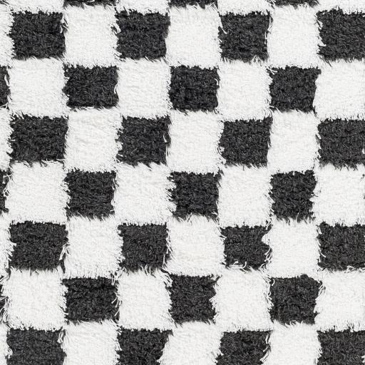 Surya Urban Shag USG-2330 Black White 7'10" x 10'2" Rug