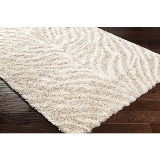 Surya Urban Shag USG-2332 Ivory Light Beige 5'3" x 7'3" Rug