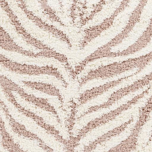 Surya Urban Shag USG-2333 Dusty Pink White 5'3" x 7'3" Rug